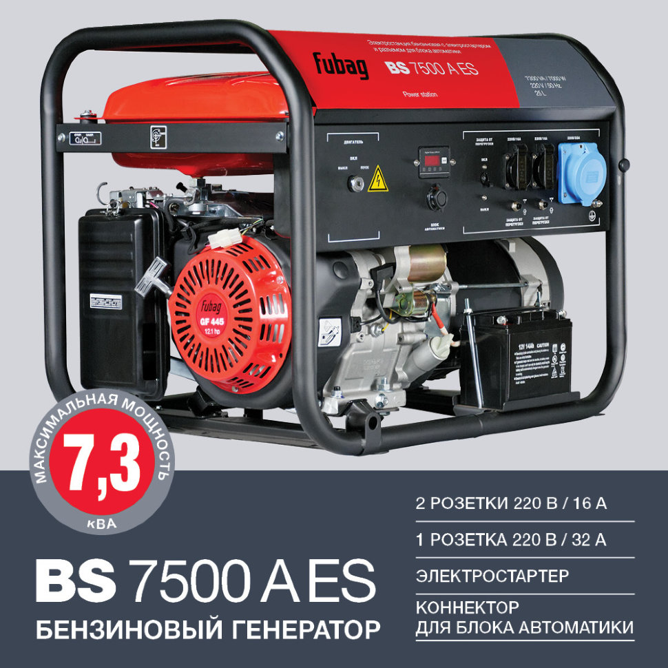 Fubag 7500 генератор